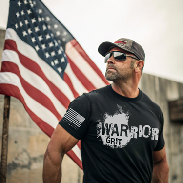 Veteran-family owned defiant warrior mindset shirt
